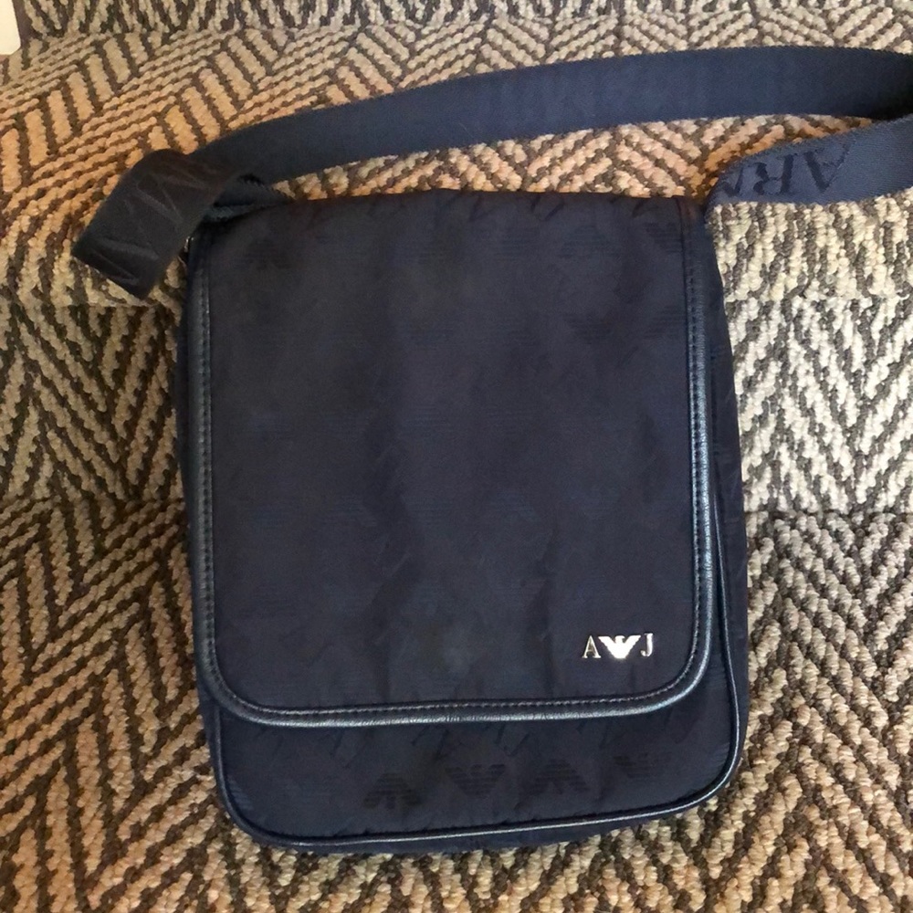 Armani Jeans Men’s small messenger bag.